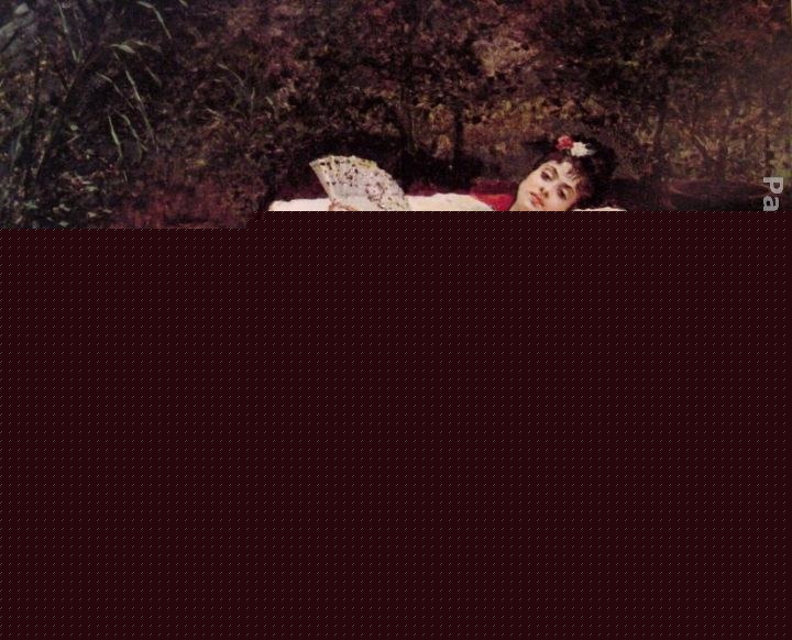 Raimundo de Madrazo y Garreta Reclining Lady